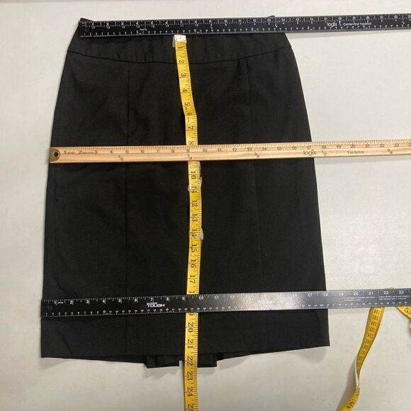 New York & Company Women's Stretch Pencil Skirt Black Size 0 - Picture 9 of 9